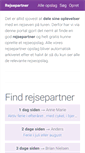 Mobile Screenshot of findrejsepartner.dk